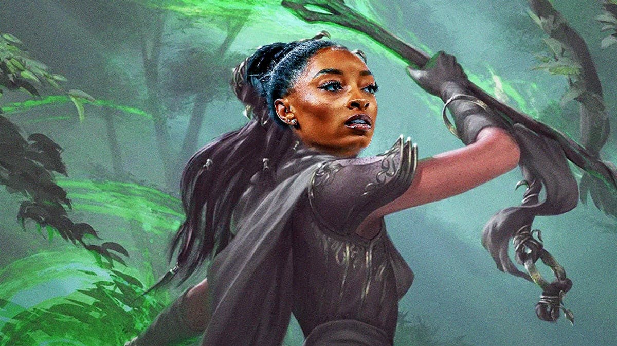 Simone Biles as an MTG character