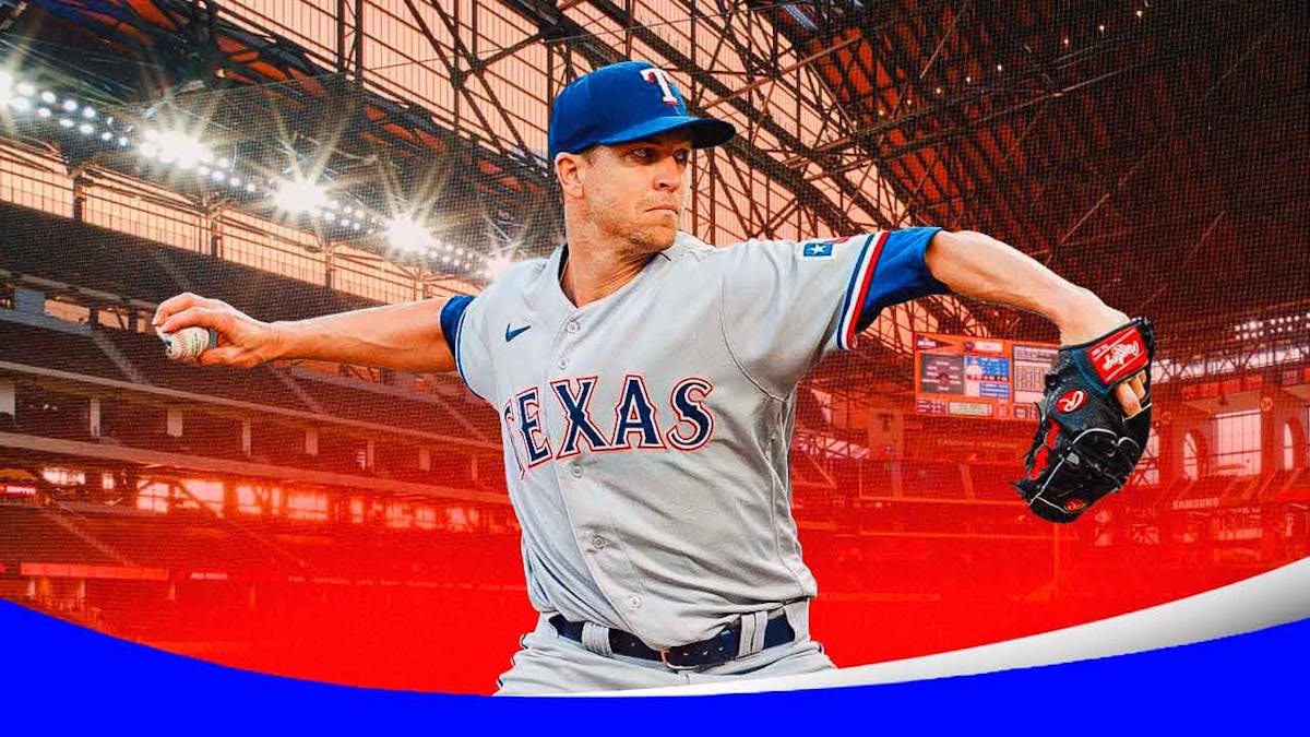 Jacob deGrom pitching in a Texas Rangers uniform as he is excited to be closer to returning to the Rangers from injury. deGrom has been injured for over a year and the Rangers injuries to pitchers are mounting.