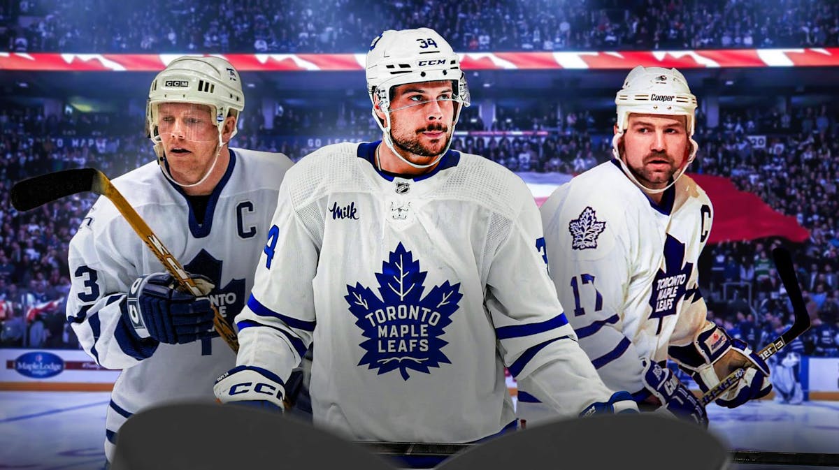 Auston Matthews and the greatest Maple Leafs players being ranked.