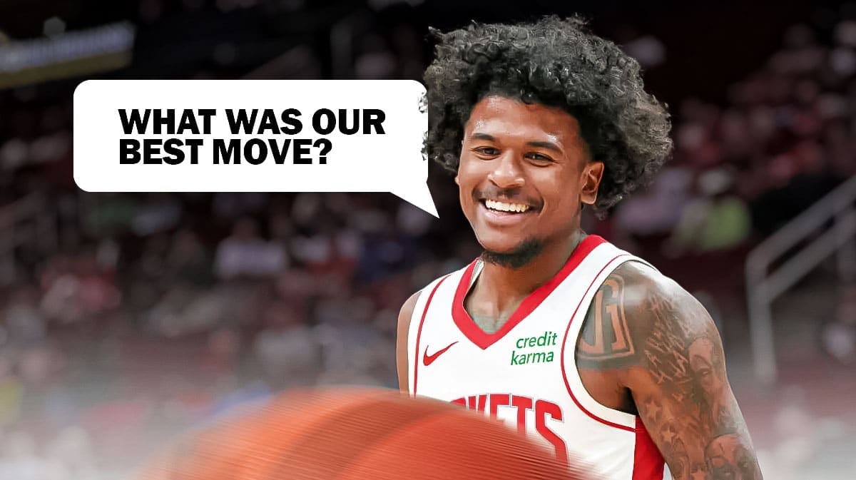 Rockets Jalen Green asking the following question: What was our best move?