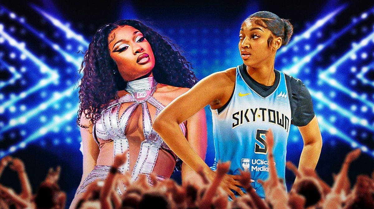 WNBA Chicago Sky player Angel Reese, and rapper Megan Thee Stallion