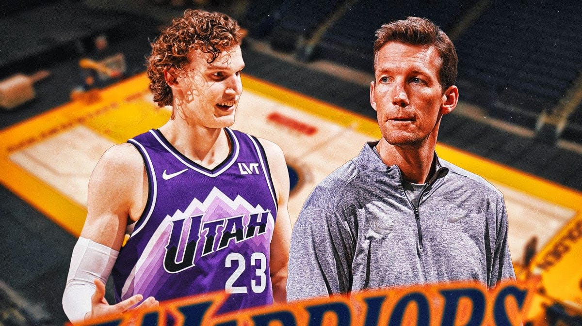 Warriors' Mike Dunleavy and Jazz's Lauri Markkanen