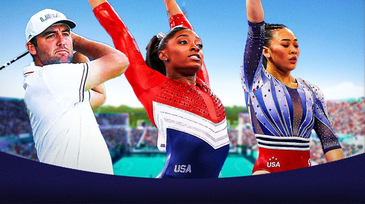 How Simone Biles, Suni Lee ‘amazed’ Scottie Scheffler at Paris Olympics