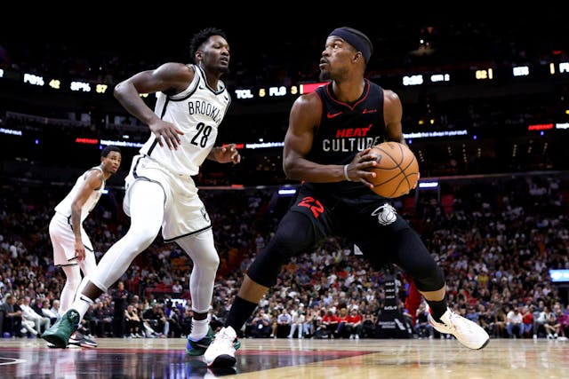Jimmy Butler's Takeover Exhilarates NBA Fans as Heat Win vs. Mikal Bridges, Nets