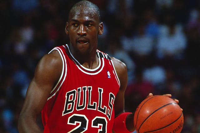 Michael Jordan's Signed 'Nike Air Ship' Shoes from 5th NBA Game Sell for $624K
