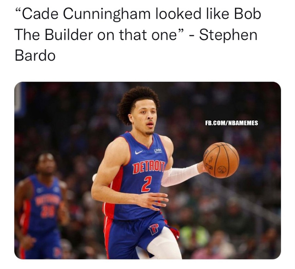 Cade has shot 7-39 from the field in his first 3 games 😬

#nbamemes #CadeCunningham #DetroitPistons #Rookies #NBA