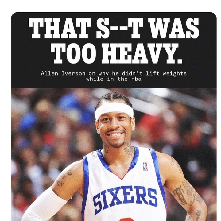 AI the goat for this!

#alleniverson #lifting #philadelphia76ers