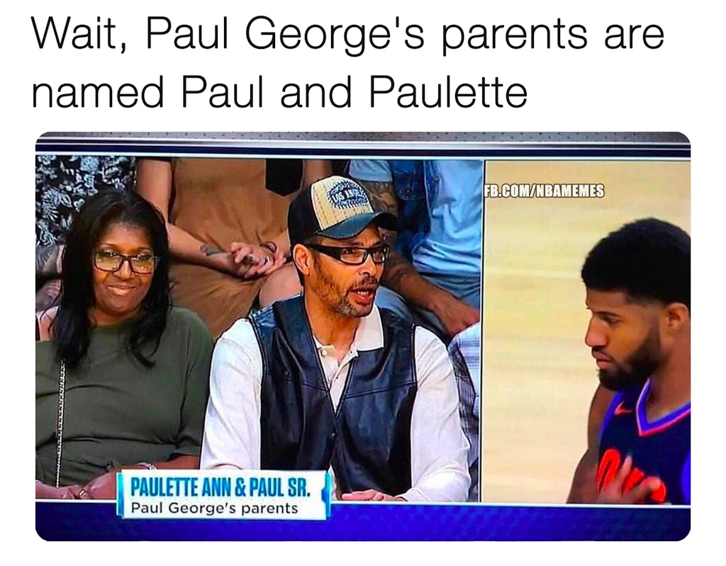 It's like a Paul dynasty 😂

#PaulGeorge #PG13 #nbamemes #Clippers
