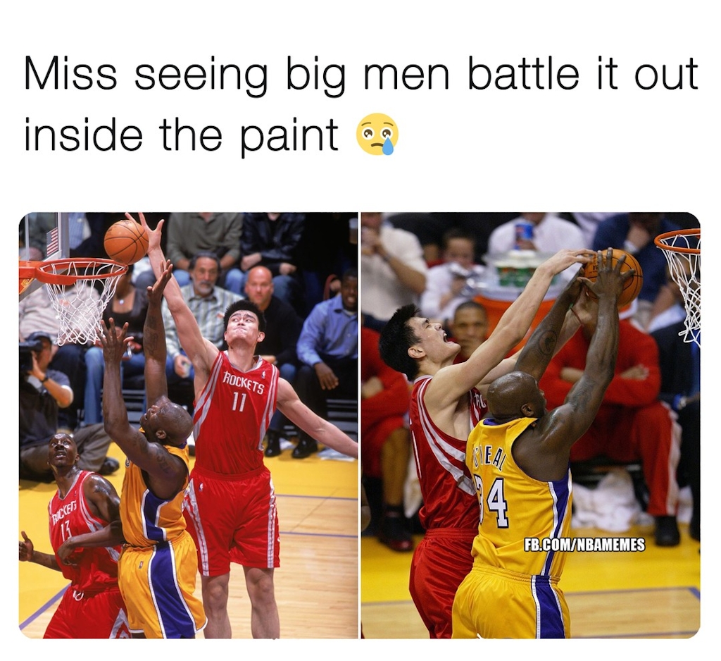 This was a legendary matchup

#Shaq #YaoMing #Lakers #Rockets #NBA