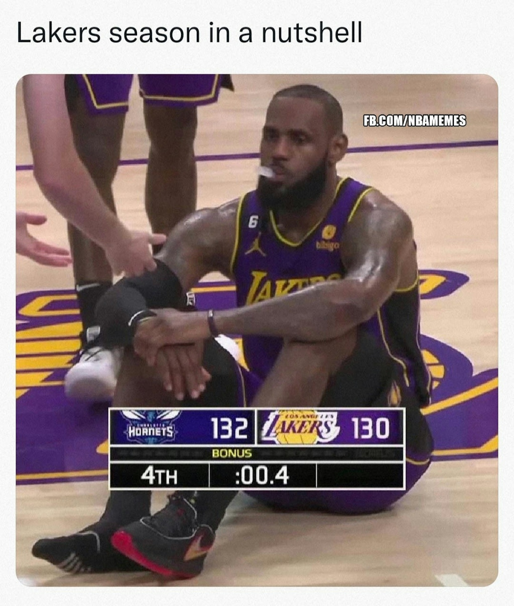 What can go wrong will go wrong😭

 #lebronjames #losangeleslakers