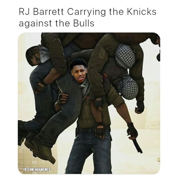 RJ really scored 44 points for the Knicks to still lose

#RJBarrett #Barrett #Knicks #Bulls #NBA