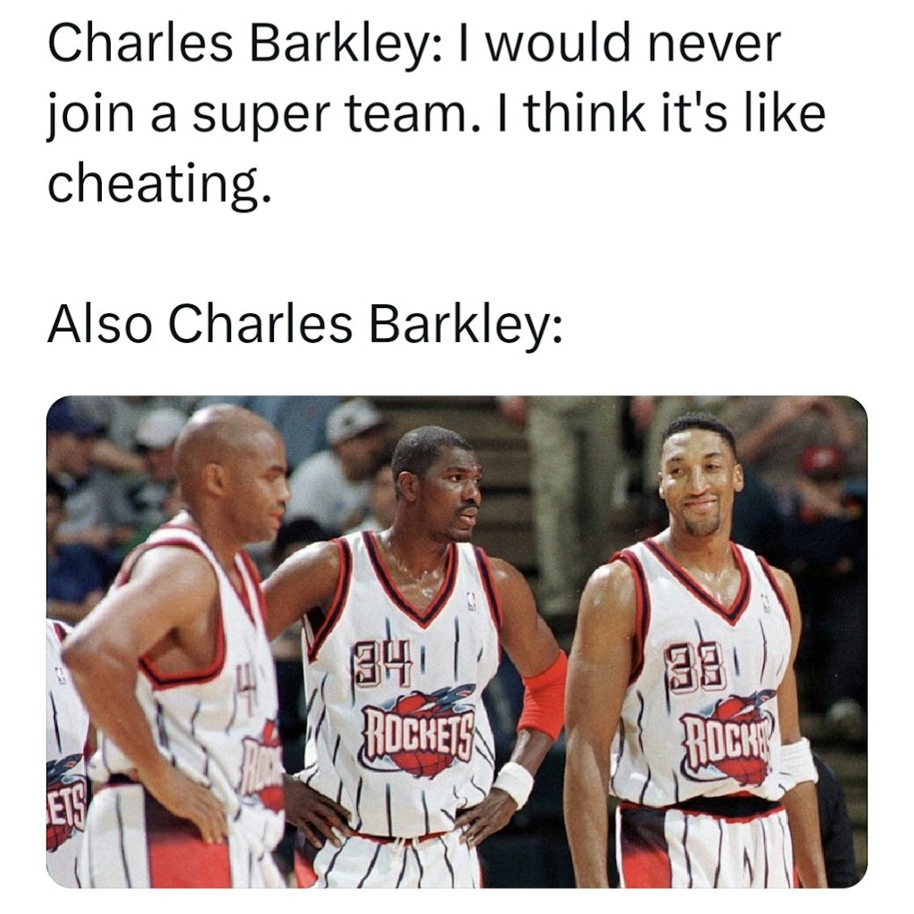 Imagine if they were in their prime 😳

#CharlesBarkley #HoustonRockets #Rockets #NBA