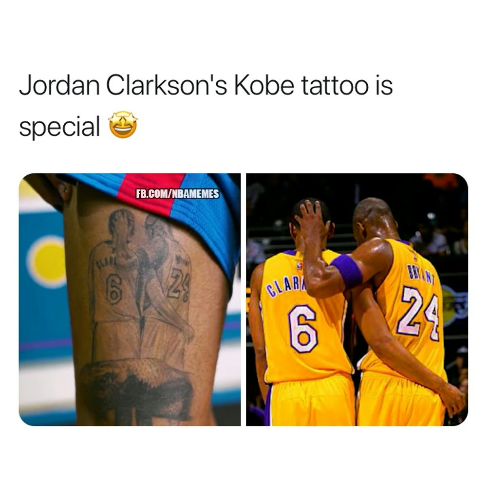 Legendary 🙌

#KobeBryant #JordanClarkson #Lakers #NBA