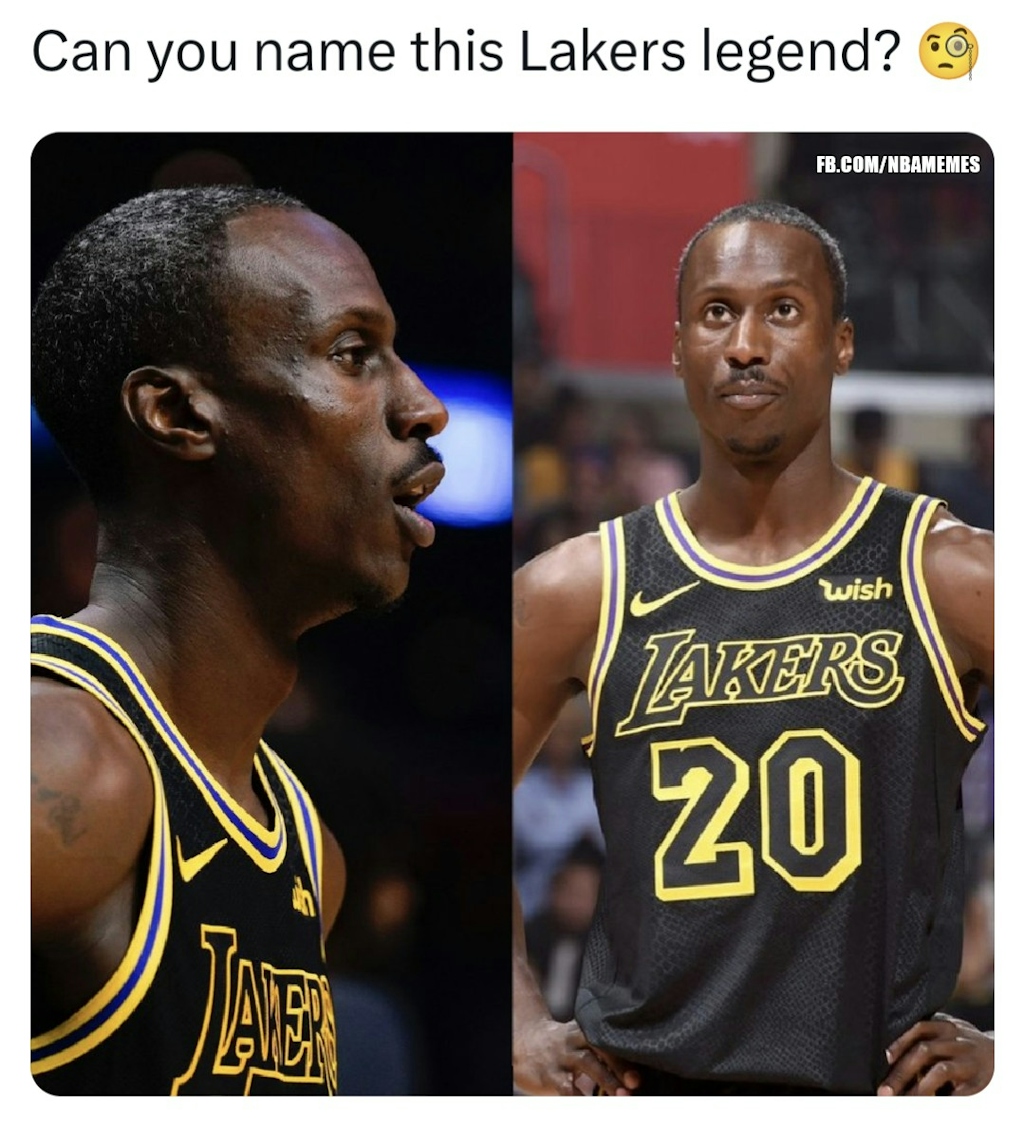 Only real ones will know

#Lakeshow #Lakers #LALakers #NBA #nbamemes