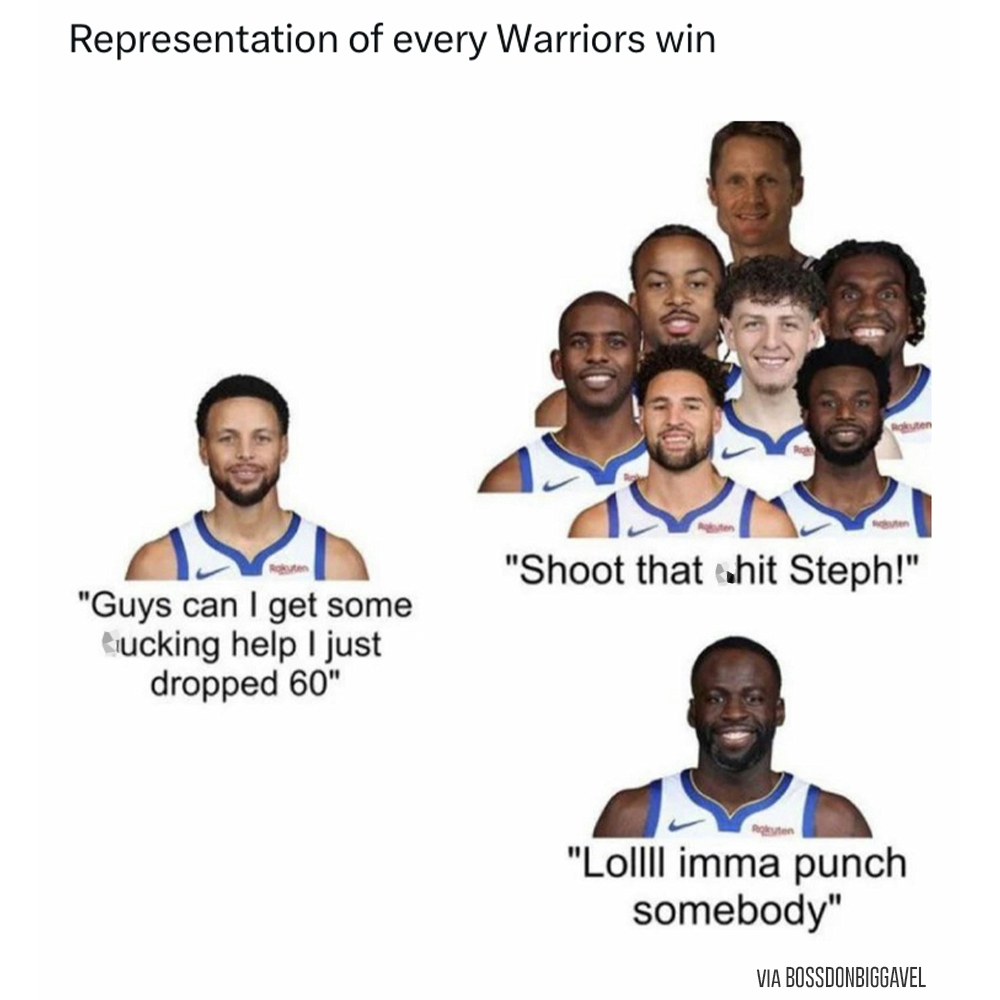 This is too accurate 😂

#warriors #nbamemes