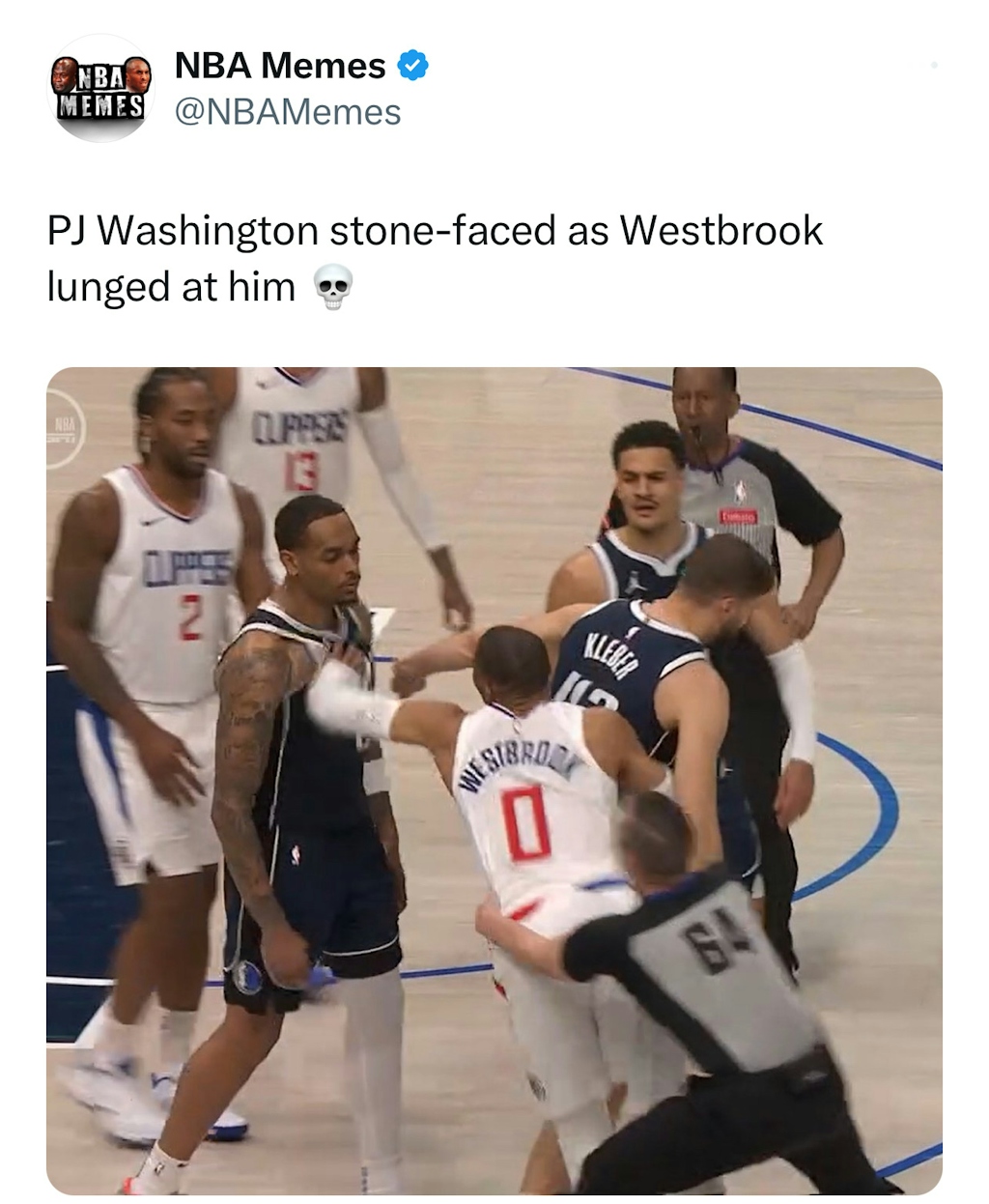 PJ Washington was ready for that action 😂