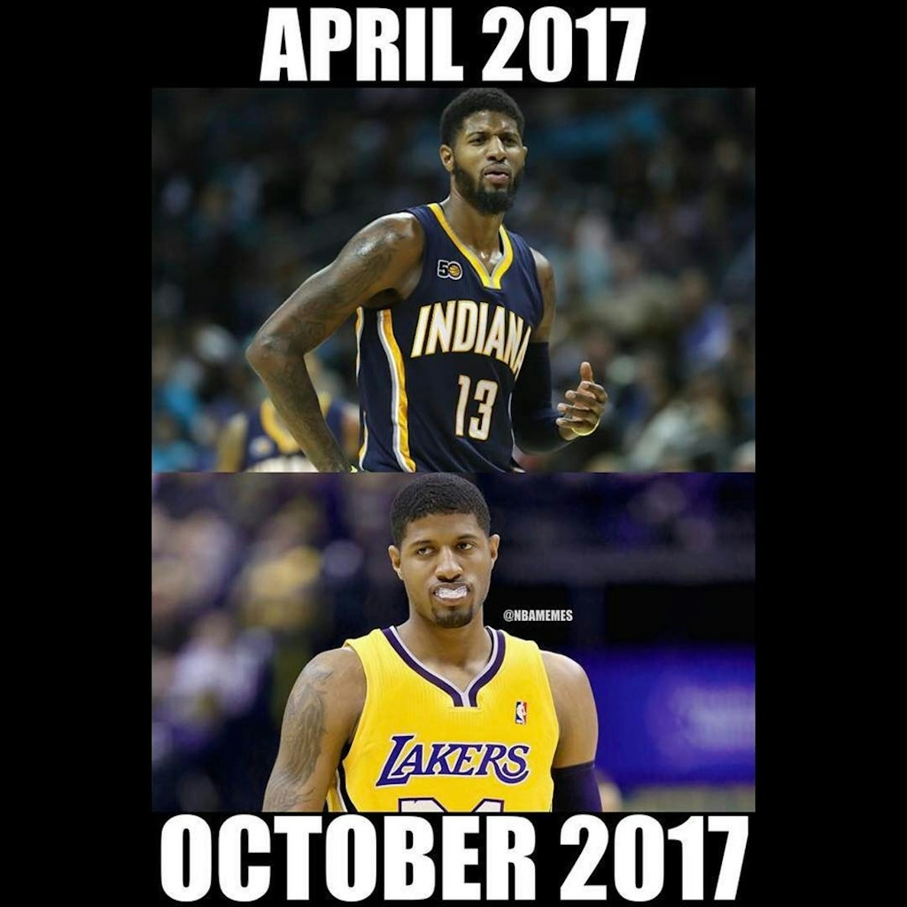 Will Paul George become a Laker? #PaulGeorge #PG13 #Indiana #Pacers #LosAngeles #LA #Lakers #Lakeshow #NBA #Playoffs #Basketball