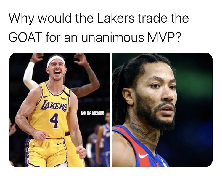 The package the Lakers offered for Derrick Rose (FULL story in link in bio)
-
Follow @nbamemes_official!
-
#derrickrose #nba #nbamemes #lakers #pistons #caruso #basketball