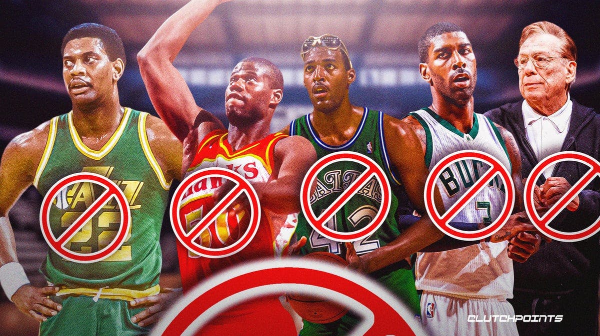 banned from the NBA, players banned, NBA ban