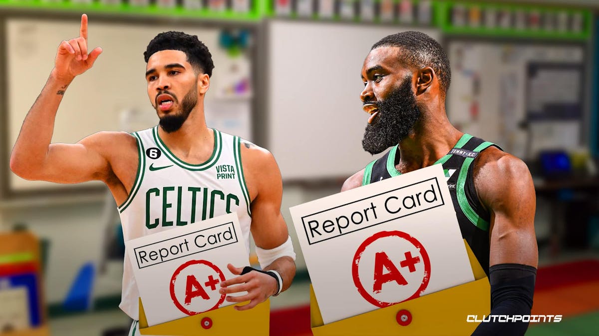 Celtics, Celtics grades, Celtics season, Jayson Tatum, Jaylen Brown