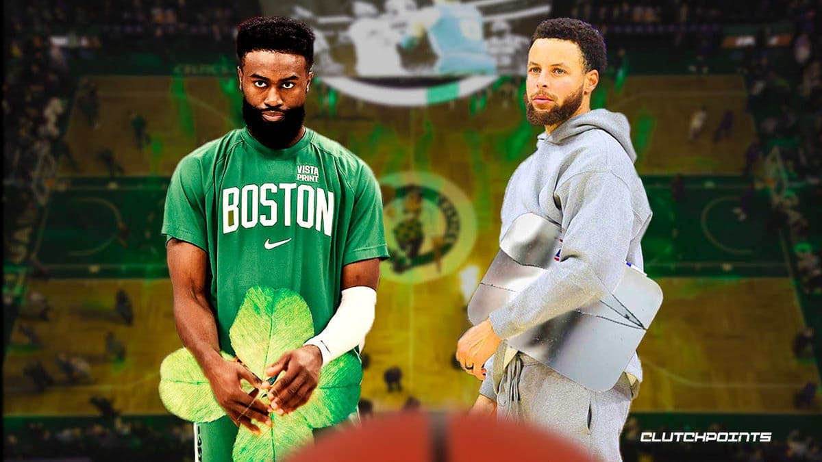 Jaylen Brown Celtics Warriors Stephen Curry