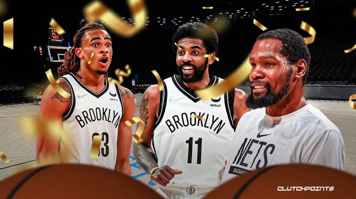 Nets, Nic Claxton, Kyrie Irving, Kevin Durant