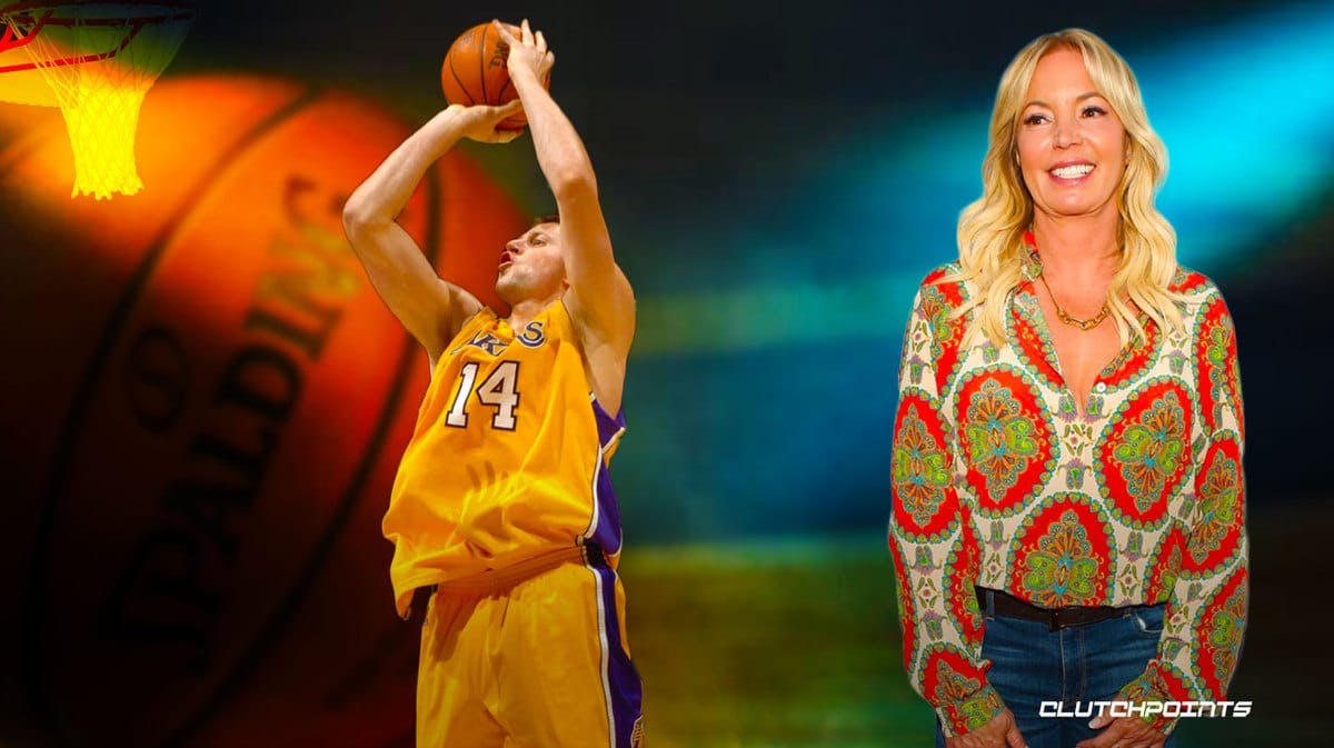 Slava Medvedenko, Jeanie Buss, Lakers