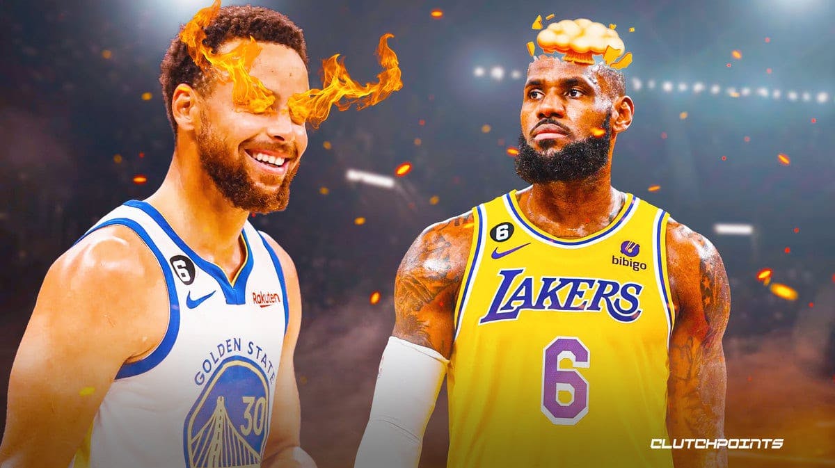 Stephen Curry, LeBron James, Golden State Warriors, Los Angeles Lakers