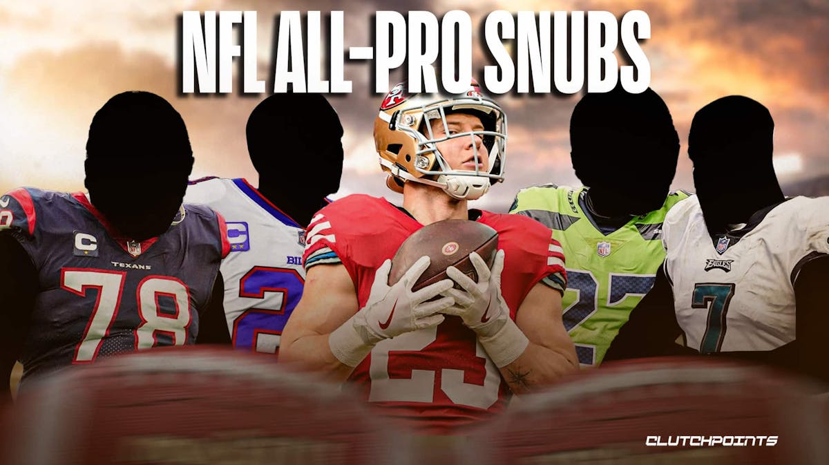 NFL All-Pro snubs, NFL All-Pro, NFL All-Pro team, Christian McCaffrey