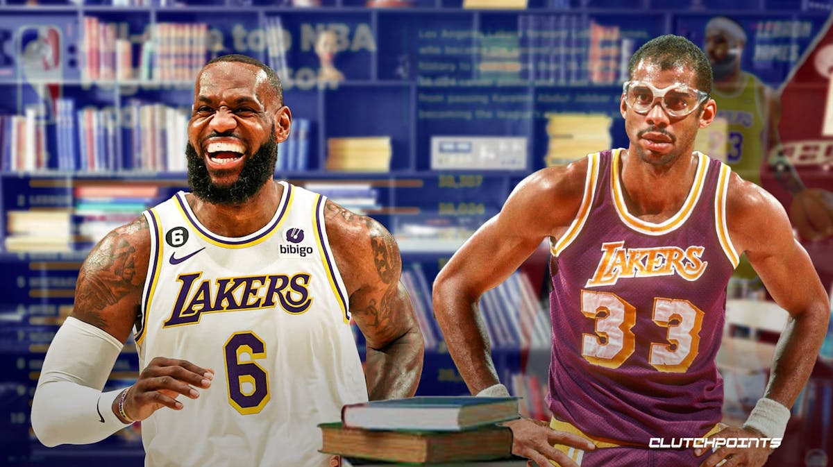 LeBron James, Kareem Abdul-Jabbar, Los Angeles Lakers