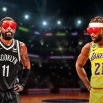 Kyrie Irving, Patrick Beverley, Nets, Lakers