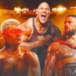 Cody Rhodes, Roman Reigns, The Rock, Royal Rumble