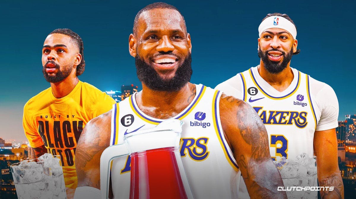 LeBron James Anthony Davis D'Angelo Russell Warriors Lakers