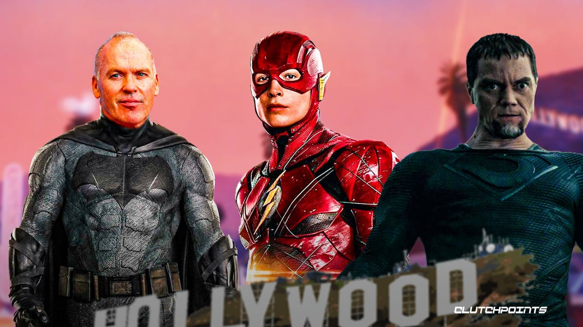 Michael Keaton, Batman, The Flash, Ezra Miller, Michael Shannon, Zod, Super Bowl 57