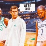 Jaylen Brown, Brad Stevens, Kevin Durant, Celtics