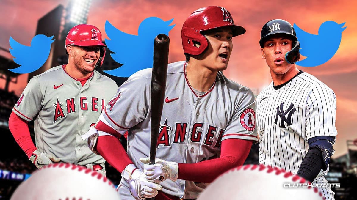 Shohei Ohtani, Mike Trout, Aaron Judge, Angels, Yankees