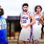 Sixers, James Harden, Georges Niang, Tyrese Maxey, Shake Milton