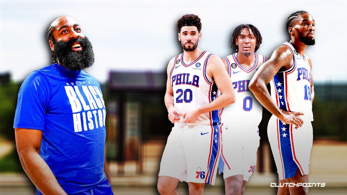 Sixers, James Harden, Georges Niang, Tyrese Maxey, Shake Milton