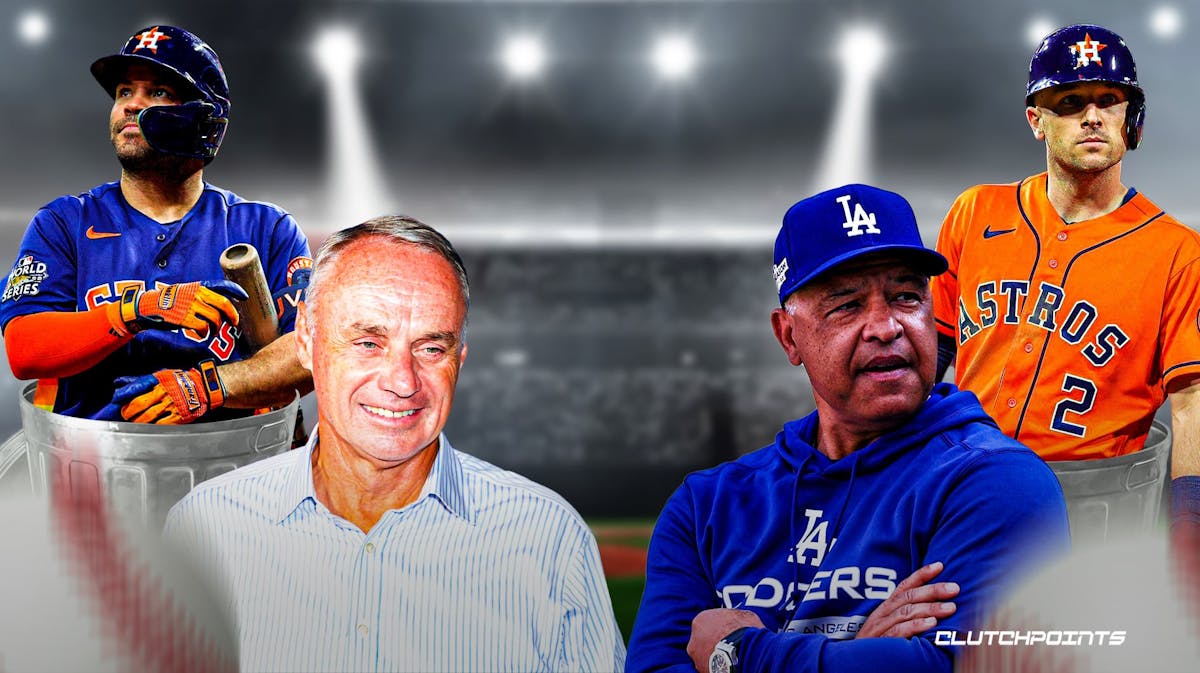 Dodgers, Astros, Rob Manfred, sign-stealing
