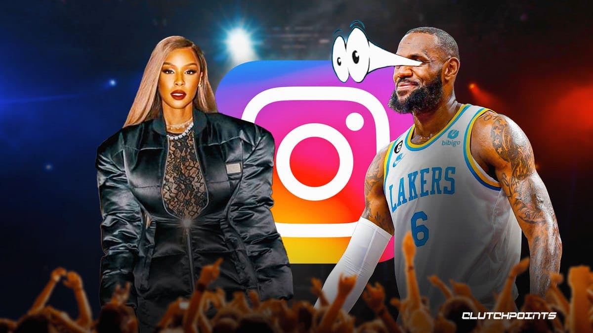 LeBron James Savannah James Lakers thirst trap Instagram IG