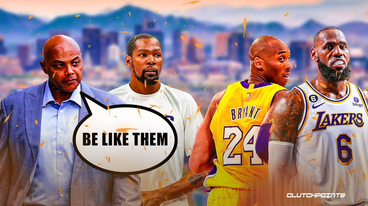 Charles Barkley, Kevin Durant, LeBron James, Kobe Bryant, Suns