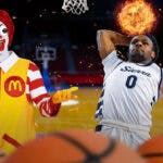 Bronny James, Bryce James, LeBron James, McDonald's All-American Dunk Contest