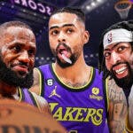 D'Angelo Russell, LeBron James, Anthony Davis, injury, Lakers