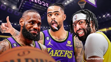 D'Angelo Russell, LeBron James, Anthony Davis, injury, Lakers