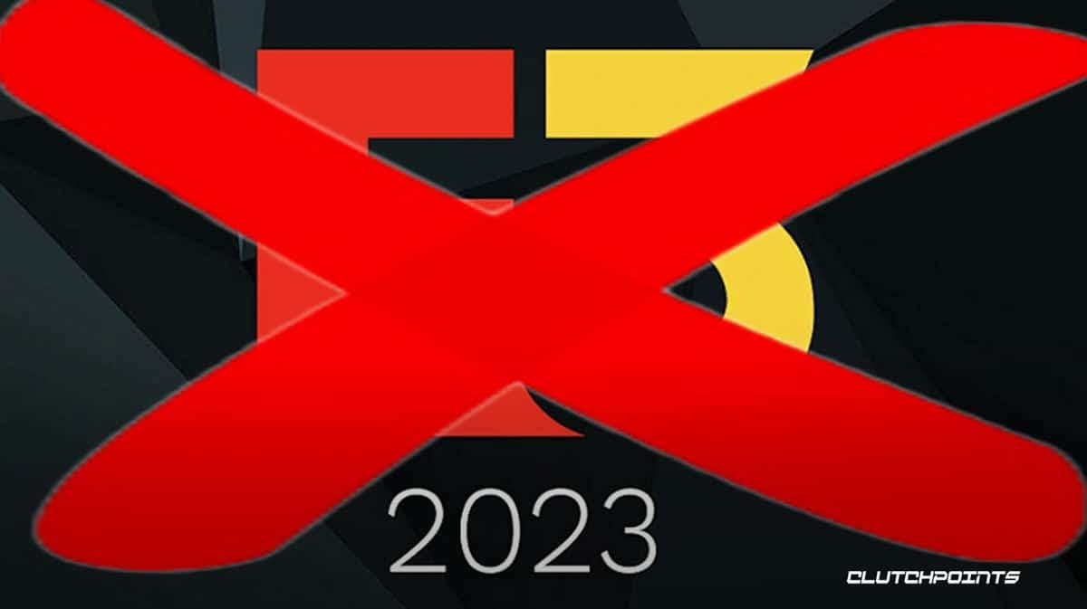 E3 2023 canceled
