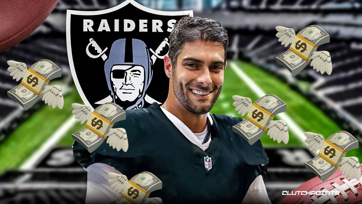 Jimmy Garoppolo signed a 3-year deal with Raiders in offseason
