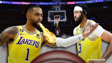 Anthony Davis Lakers D'Angelo Russell
