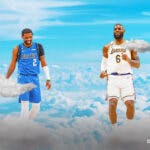 LeBron James, Kyrie Irving, Tristan Thompson, Los Angeles Lakers