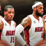 LeBron James, Mario Chalmers, Heat