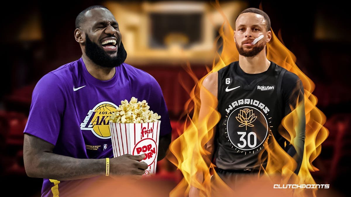 LeBron James Stephen Steph Curry Warriors Lakers